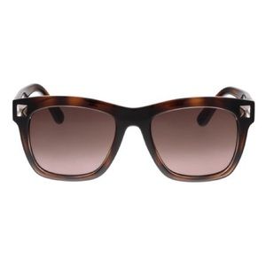 Valentino Sunglasses - Brown Havana Square - v725s